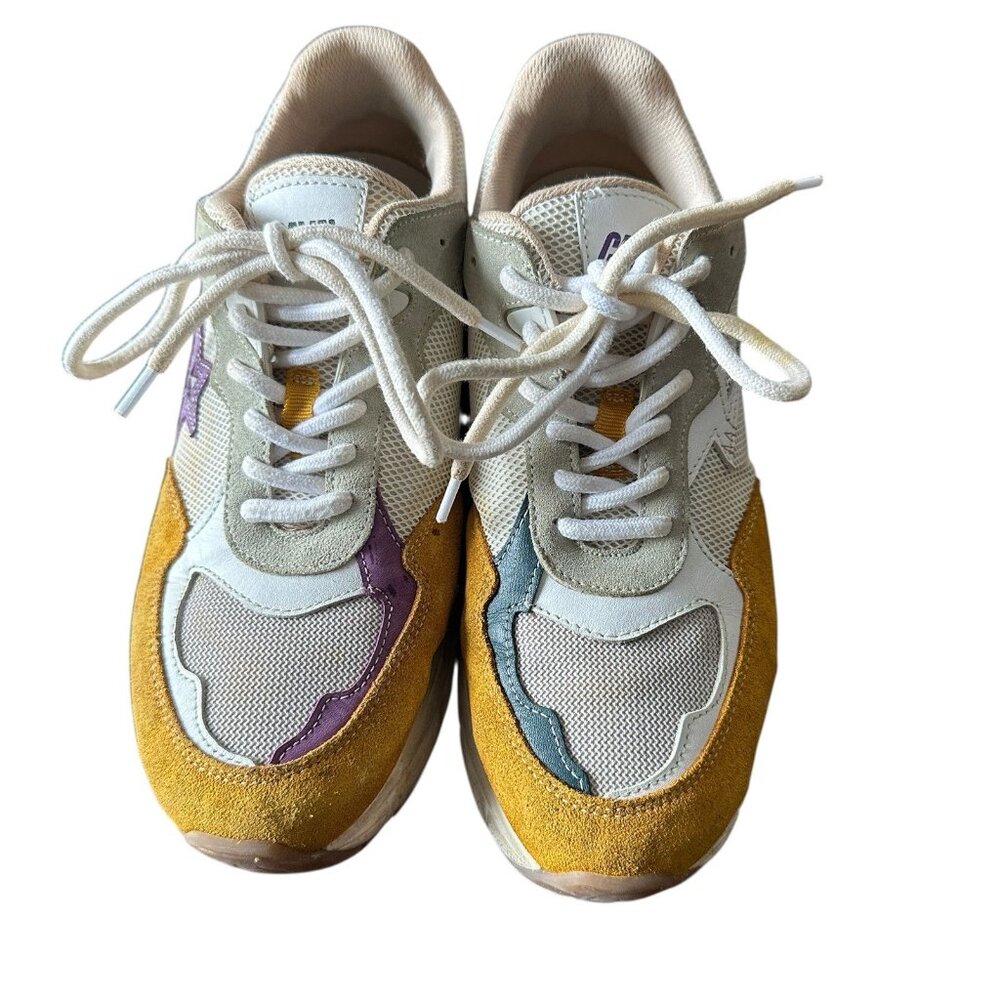 Caval Les Super Nova Sneakers Multicolored Leather Suede Mesh EU 39 Sustainable